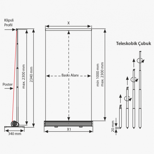 Smart Roll Banner (tek taraflı)